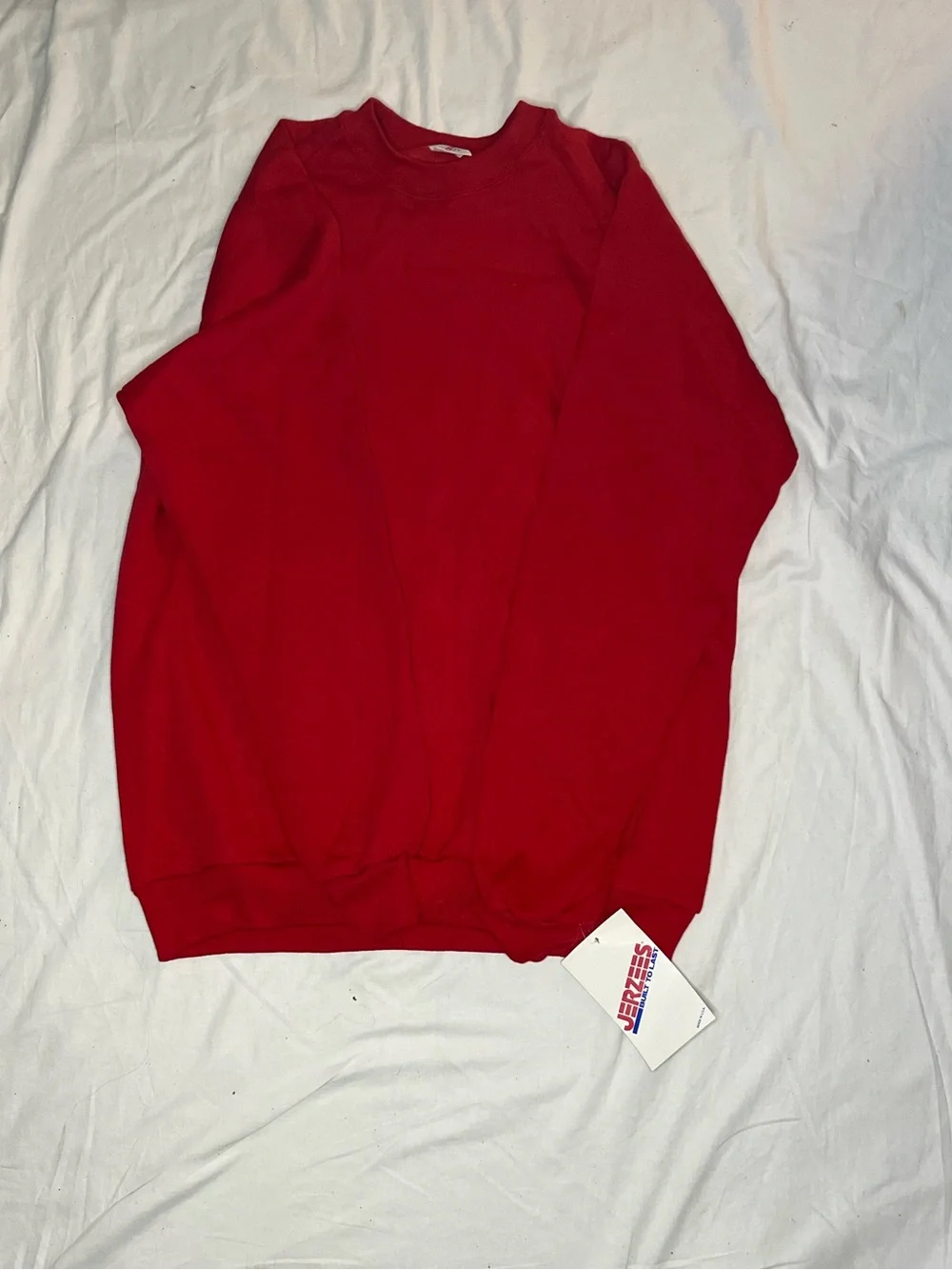 Jerzees Red Men's Crewneck Sweatshirt Size XL